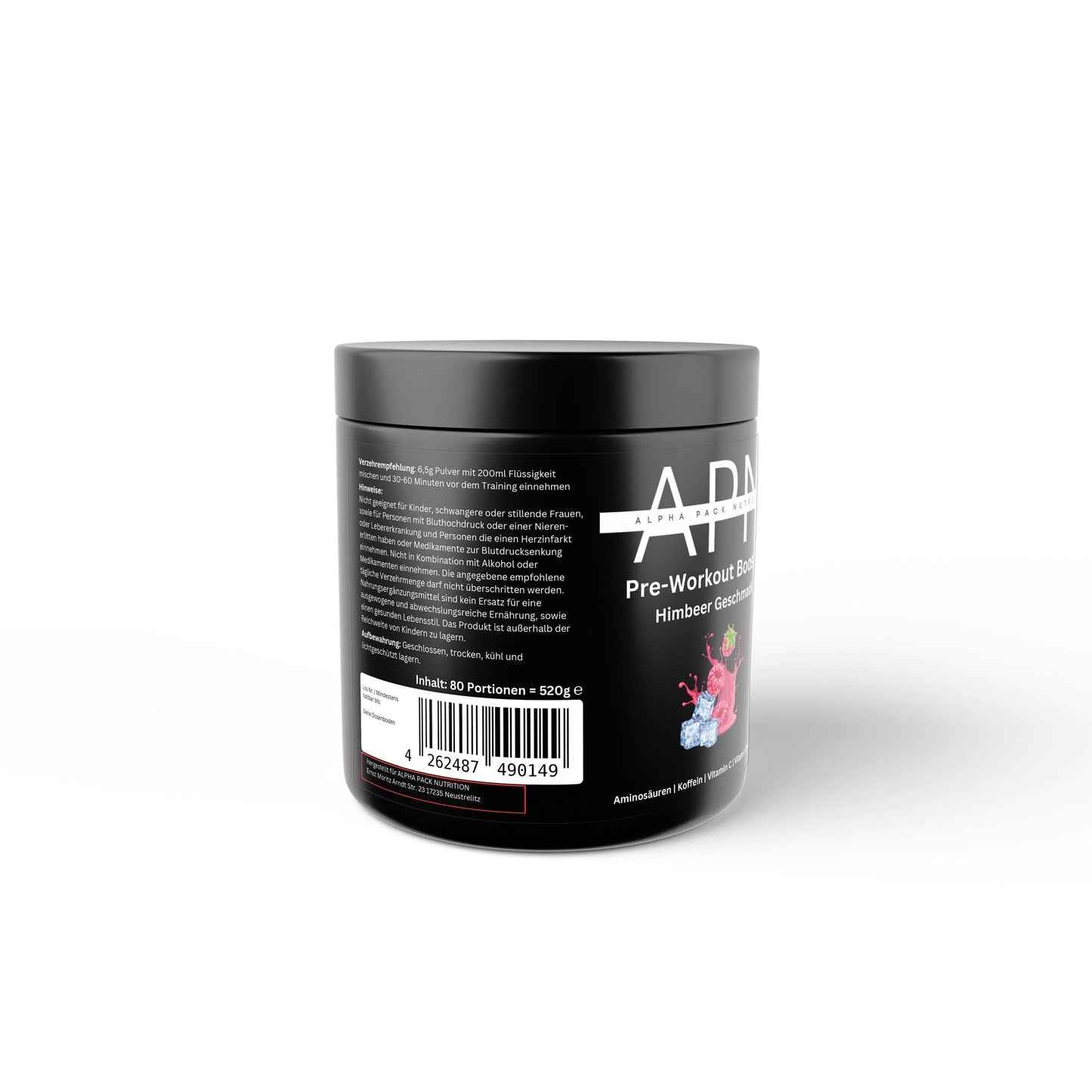 “Pre-Workout Booster – Himbeergeschmack: Mehr Power, Fokus und Pump”