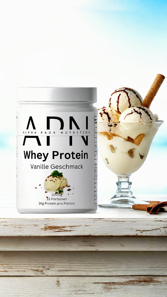 “Premium Whey Protein – Vanillegeschmack: Genussvolle Proteinpower”